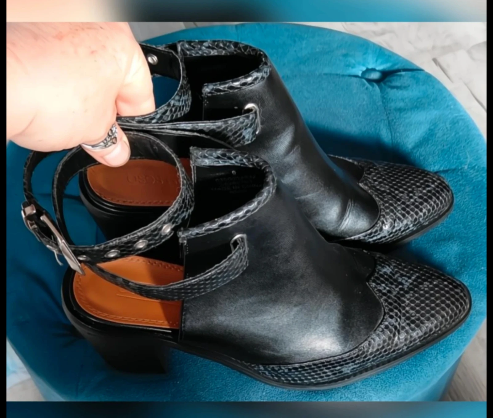 Black Asos Design Ripley Western boots size 42 – photo 6